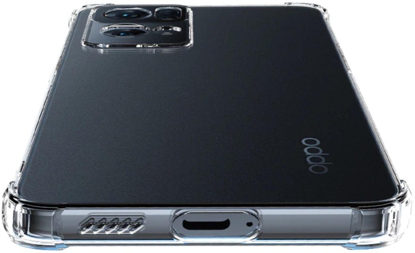 Renoverad Shockproof Transparent Phone Case for OPPO Reno7 - Reebelo Sverige