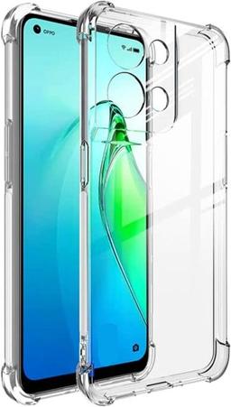 Renoverad Shockproof Transparent Phone Case for OPPO Reno8 - Reebelo Sverige