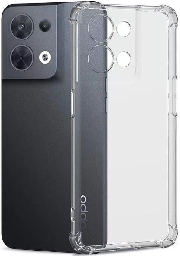 Renoverad Shockproof Transparent Phone Case for OPPO Reno8 - Reebelo Sverige