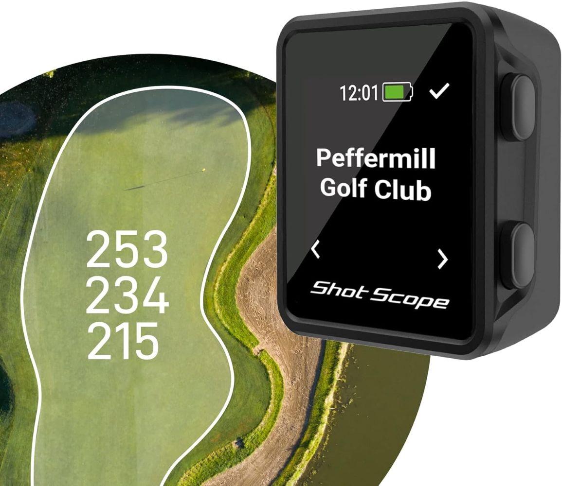 Renoverad Shot Scope H4 Handheld Golf GPS with Shot Tracking - Reebelo Sverige