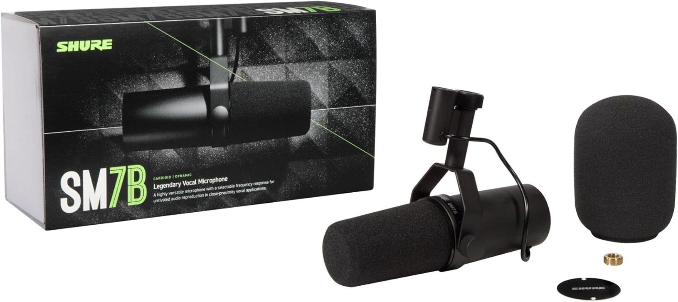Renoverad Shure SM7B Vocal Dynamic Microphone - Reebelo Sverige