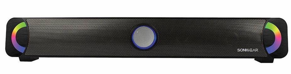 Renoverad SonicGear BT300 with 7 Colours LED For TV Pro Speaker - Reebelo Sverige