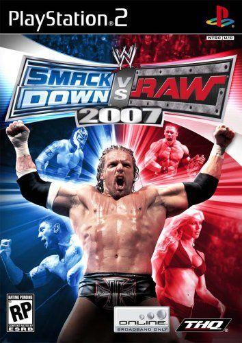 Renoverad Sony Playstation 2 WWE Smackdown vs. Raw 2007 - Reebelo Sverige