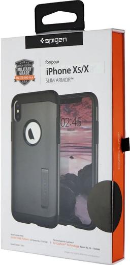Renoverad Spigen Slim Armor Dual Layer Case for iPhone Xs / X - Reebelo Sverige