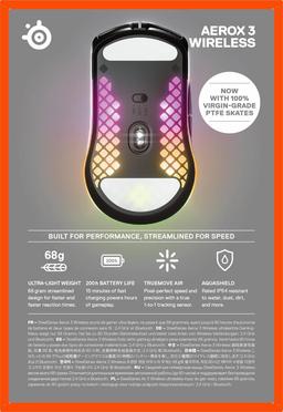 Renoverad SteelSeries Aerox 3 Wireless Gaming Mouse - Reebelo Sverige