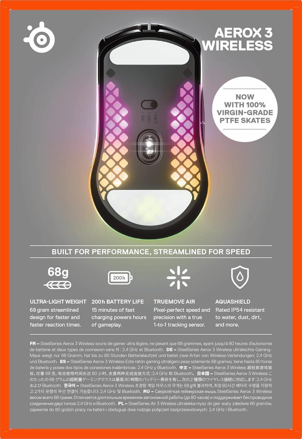 Renoverad SteelSeries Aerox 3 Wireless Gaming Mouse - Reebelo Sverige