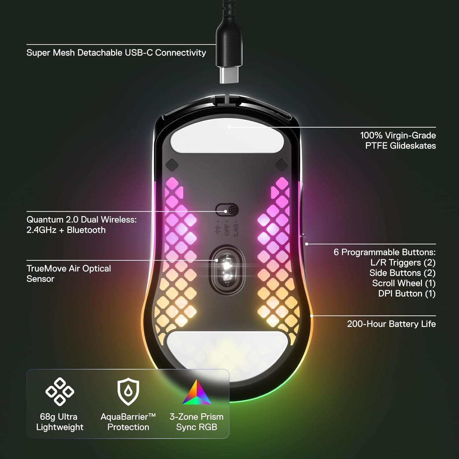 Renoverad SteelSeries Aerox 3 Wireless Gaming Mouse - Reebelo Sverige