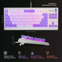 Renoverad SteelSeries Apex 3 TKL Wired RGB Lighting Gaming Keyboard - Reebelo Sverige