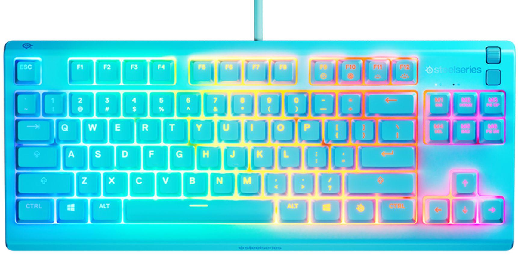 Renoverad SteelSeries Apex 3 TKL Wired RGB Lighting Gaming Keyboard - Reebelo Sverige