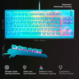 Renoverad SteelSeries Apex 3 TKL Wired RGB Lighting Gaming Keyboard - Reebelo Sverige