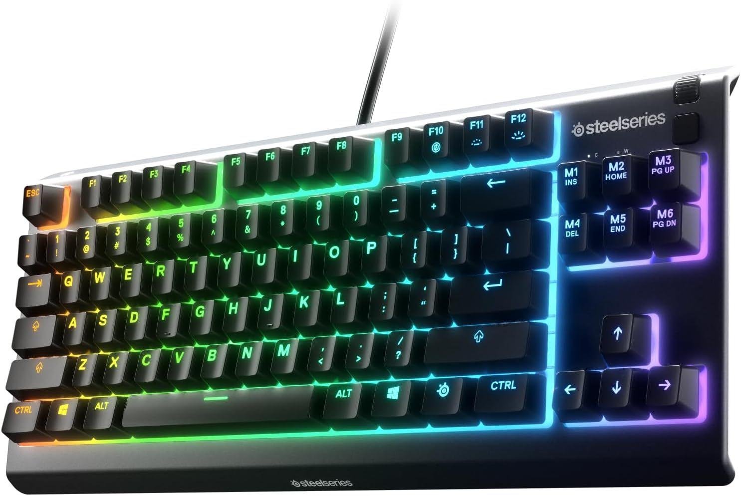 Renoverad SteelSeries Apex 3 TKL Wired RGB Lighting Gaming Keyboard - Reebelo Sverige