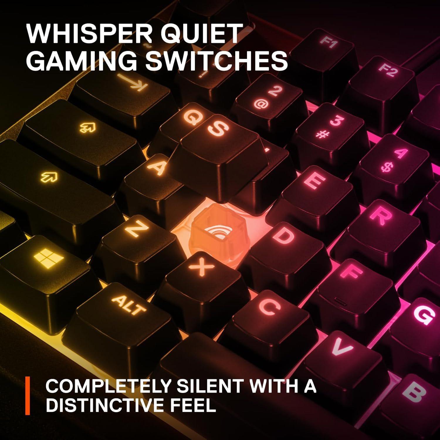Renoverad SteelSeries Apex 3 TKL Wired RGB Lighting Gaming Keyboard - Reebelo Sverige
