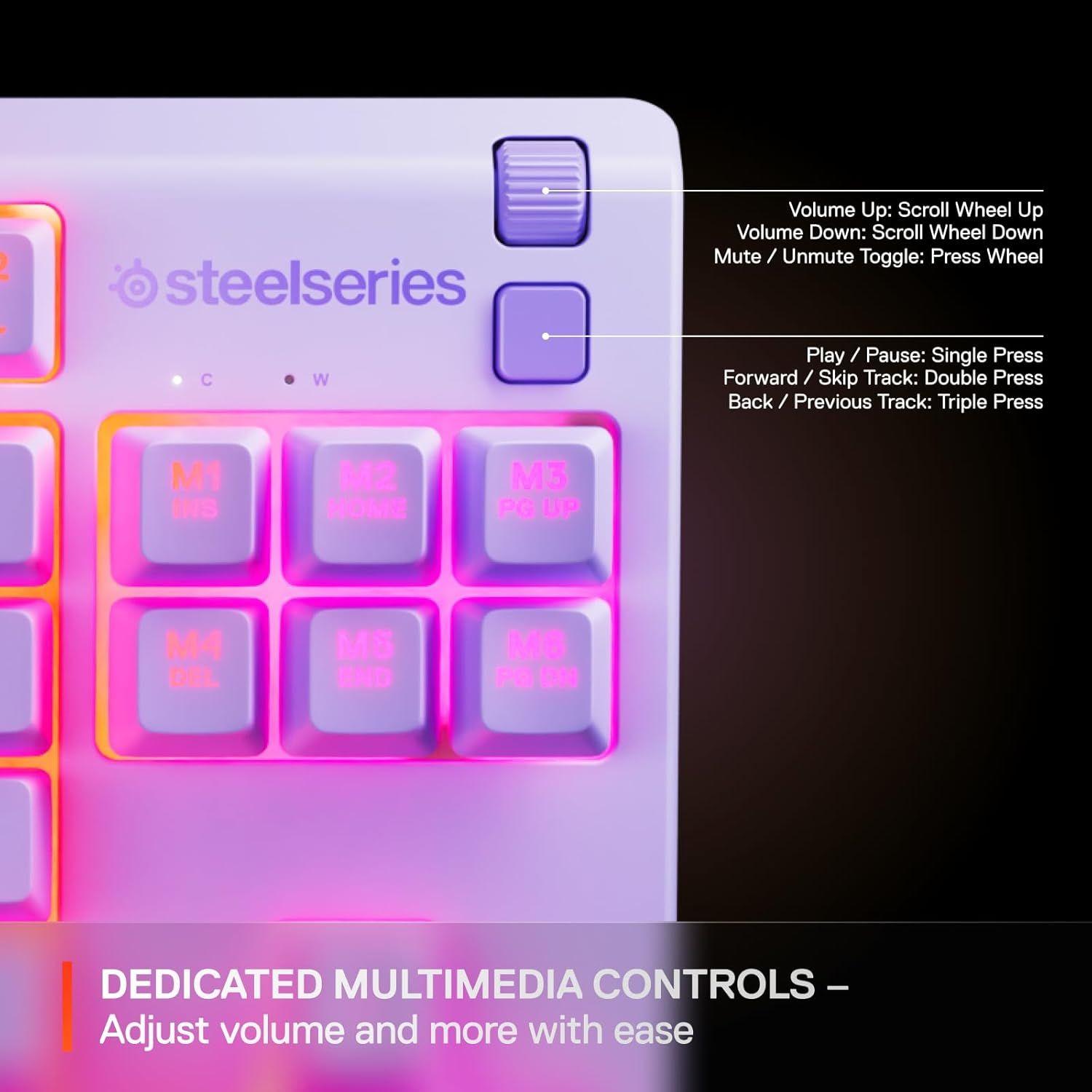 Renoverad SteelSeries Apex 3 TKL Wired RGB Lighting Gaming Keyboard - Reebelo Sverige