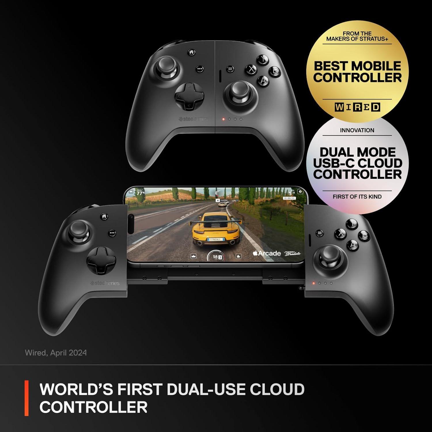 Renoverad SteelSeries Nimbus Cloud Dual Mode Controller - Reebelo Sverige