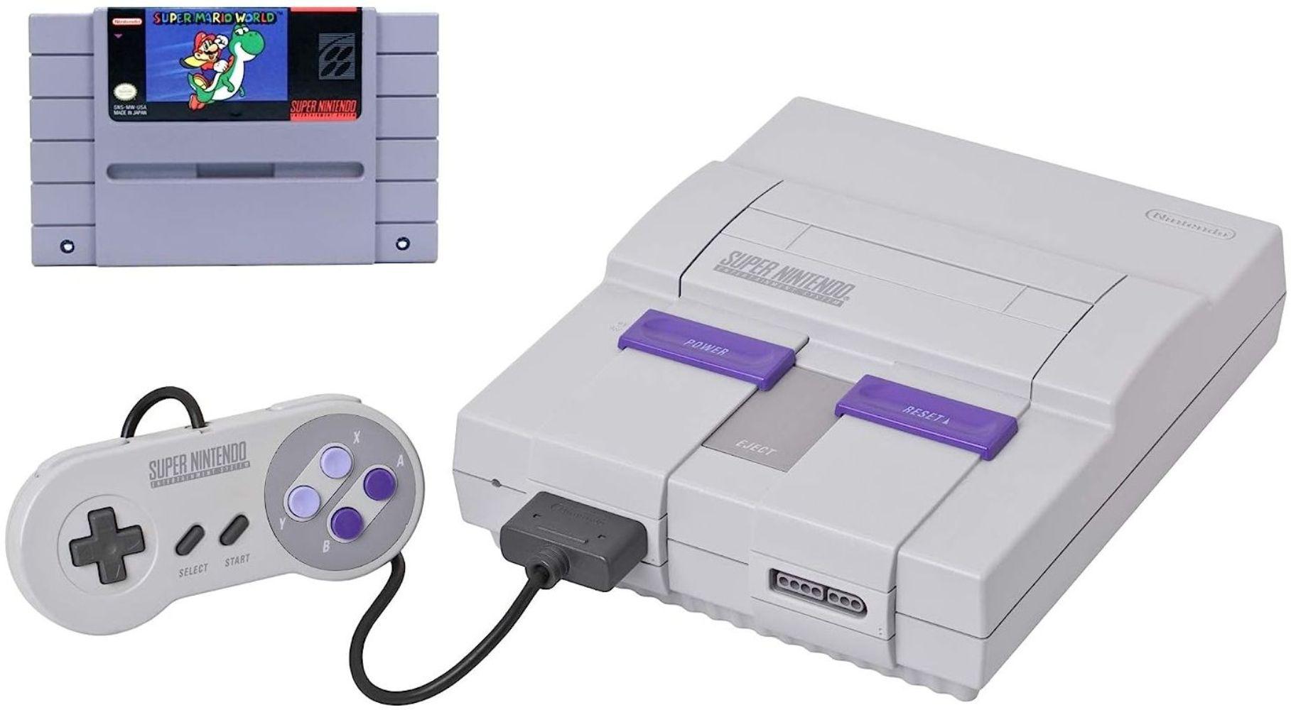 Renoverad Super Nintendo SNES Bundle with Super Mario World - Reebelo Sverige