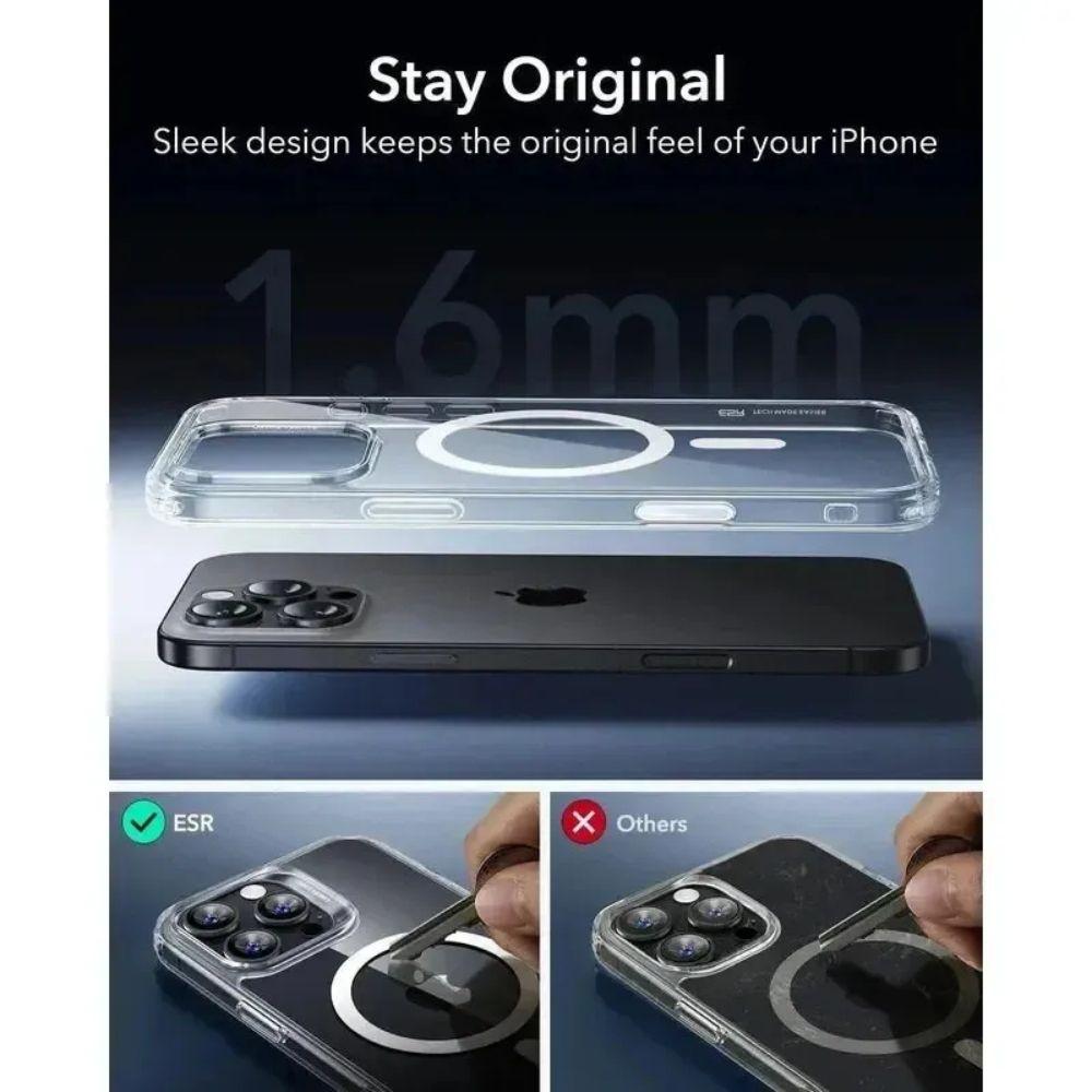 Renoverad TechUp MagSafe Clear Phone Case for iPhone 16 - Reebelo Sverige