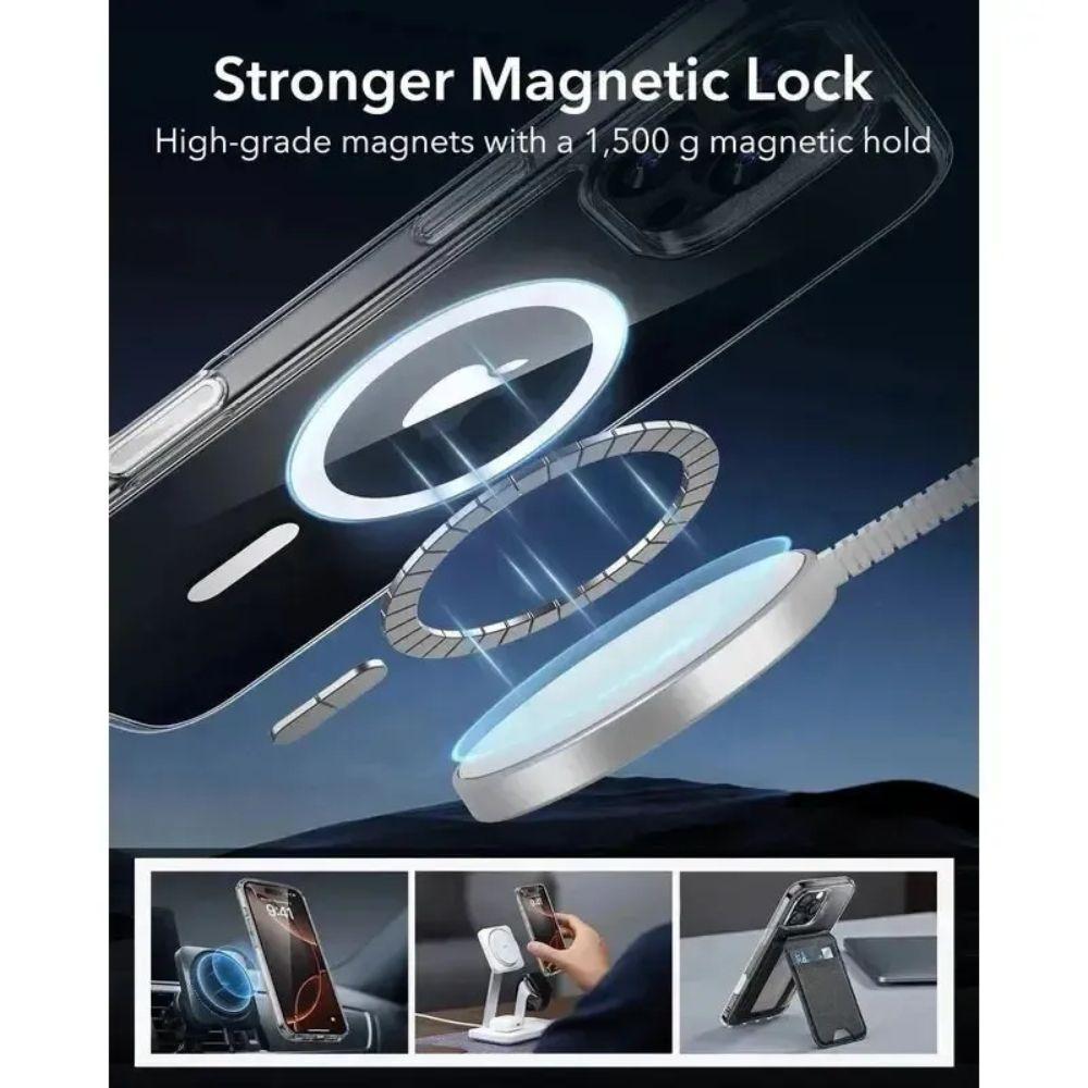 Renoverad TechUp MagSafe Clear Phone Case for iPhone 16 - Reebelo Sverige