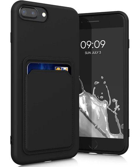 Renoverad TechUp Silicone TPU Card Slot Case for iPhone 6P / 7P/ 8P - Reebelo Sverige