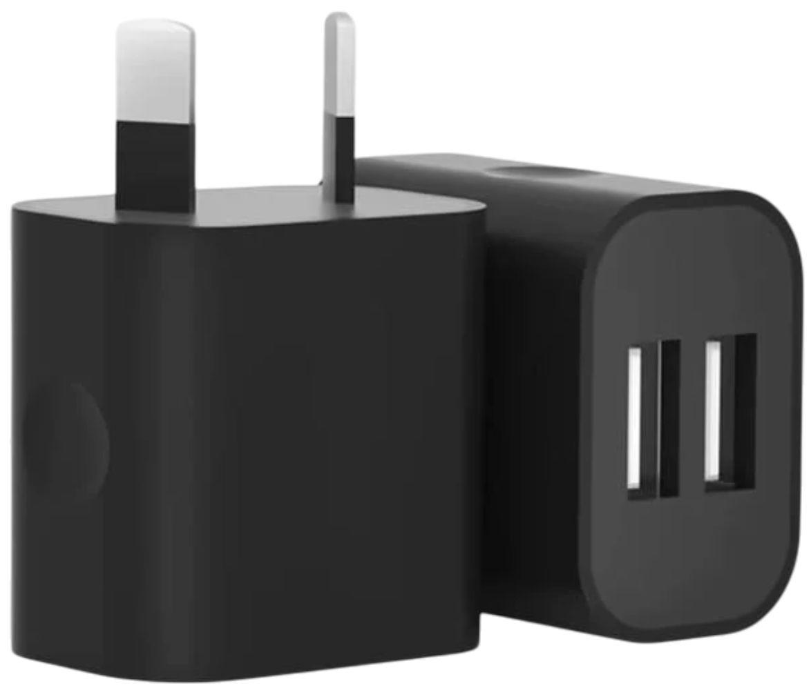Renoverad That Watch Shop Dual USB Power Adapter Wall Plug (NZ / AU)  - Reebelo Sverige