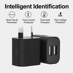 Renoverad That Watch Shop Dual USB Power Adapter Wall Plug (NZ / AU)  - Reebelo Sverige