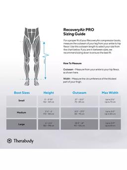 Renoverad Therabody RecoveryAir Pro Compression Boots (Medium) - Reebelo Sverige
