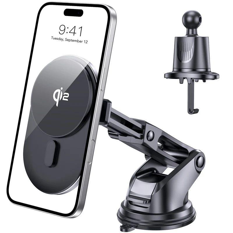 Renoverad Tough On 15W Qi2 Wireless Car Charger - Reebelo Sverige