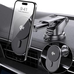 Renoverad Tough On 15W Qi2 Wireless Car Charger - Reebelo Sverige