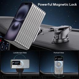Renoverad Tough On 15W Qi2 Wireless Car Charger - Reebelo Sverige
