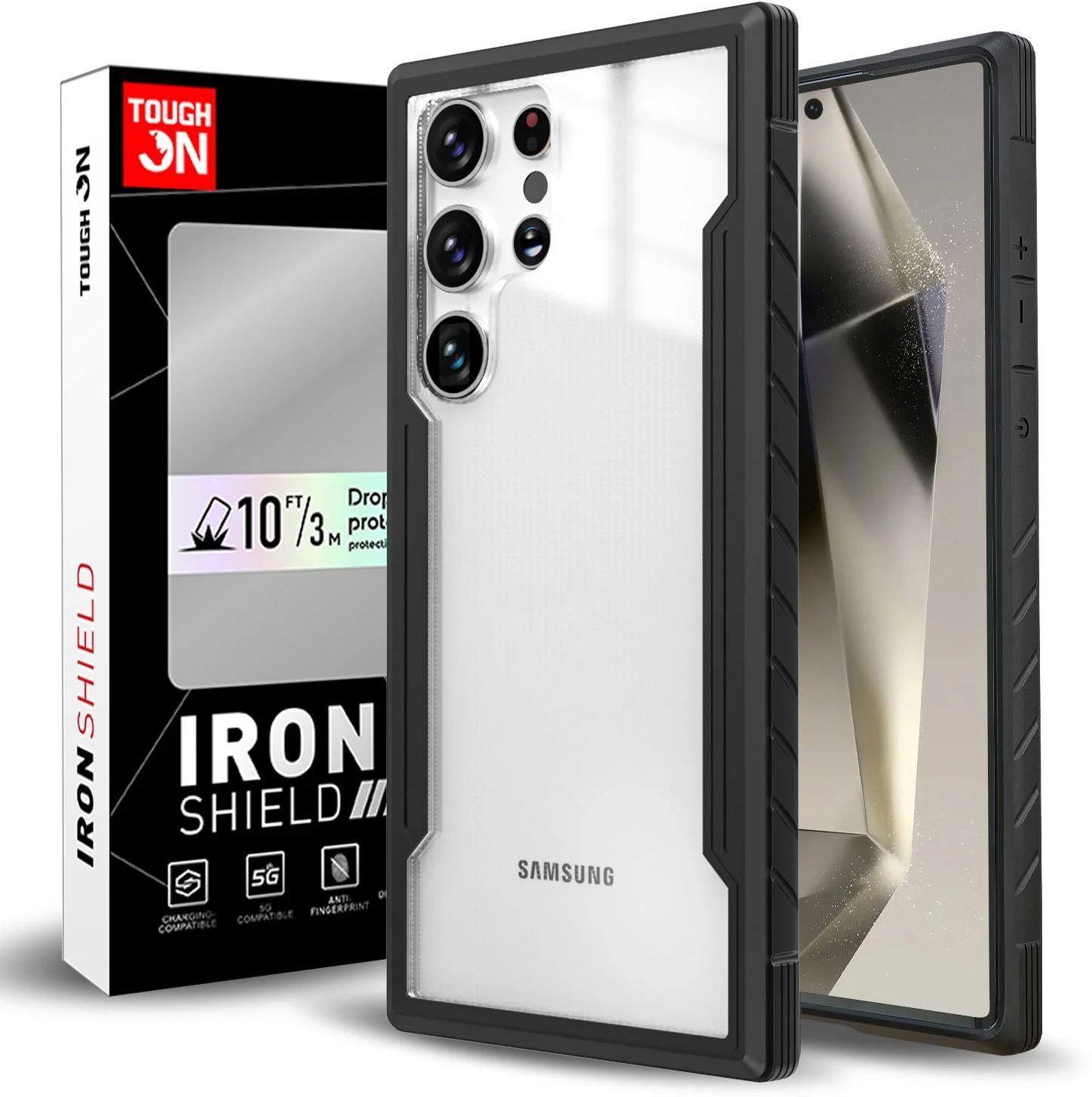 Renoverad Tough On Phone Case Iron Shield for Galaxy S24 Ultra - Reebelo Sverige