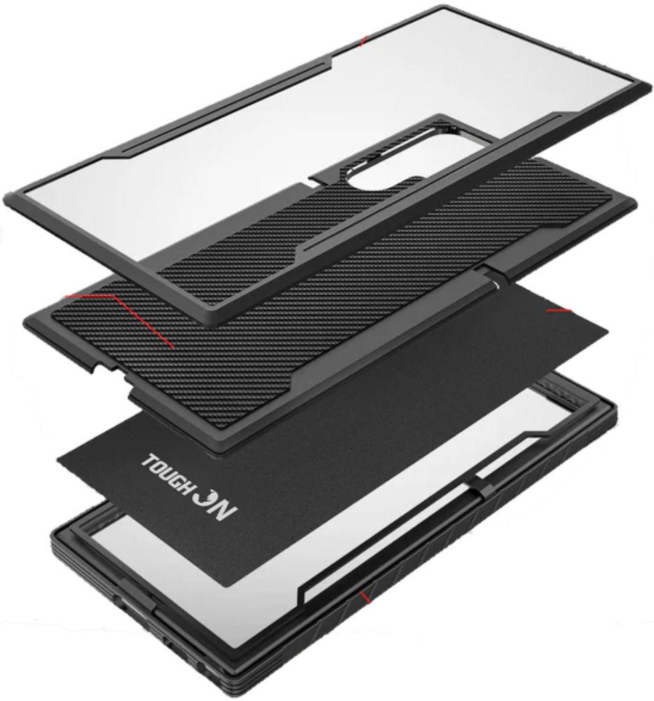 Renoverad Tough On Phone Case Iron Shield for Galaxy S24 Ultra - Reebelo Sverige