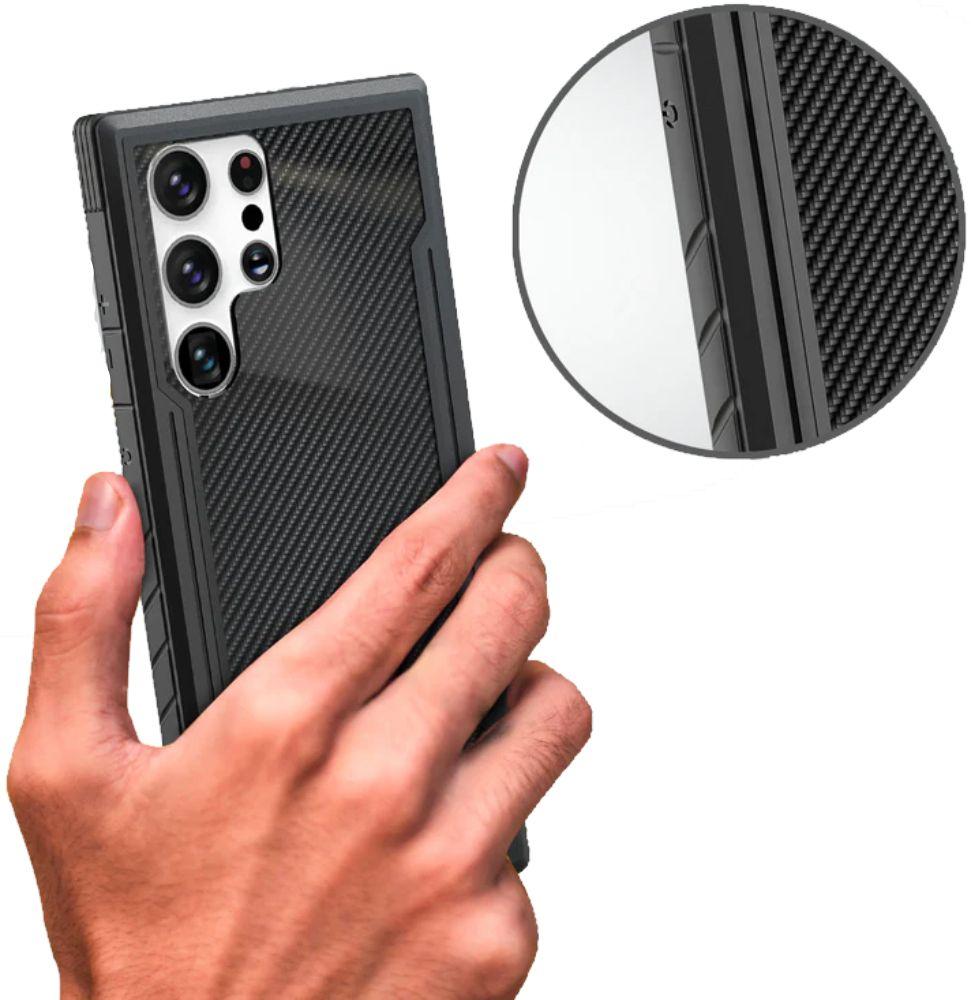 Renoverad Tough On Phone Case Iron Shield for Galaxy S24 Ultra - Reebelo Sverige