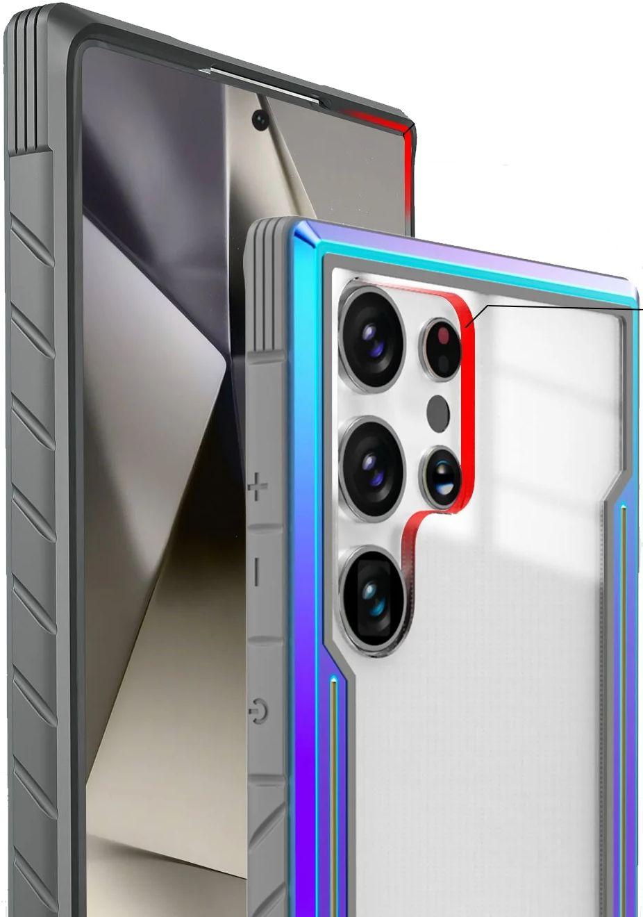 Renoverad Tough On Phone Case Iron Shield for Galaxy S24 Ultra - Reebelo Sverige