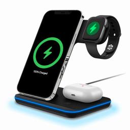Renoverad Tough On Wireless Charger Stand Dock (3in1) - Reebelo Sverige