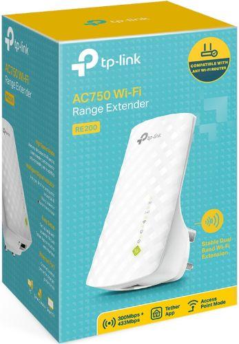 Renoverad TP-Link (RE200) AC750 Wi-Fi Range Extender - Reebelo Sverige