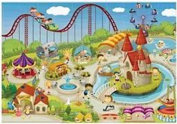 Renoverad Tristar Large Puzzle - Amusement Park Theme (60pcs) - Reebelo Sverige
