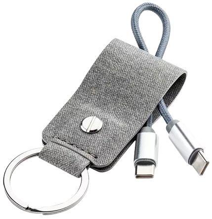 Renoverad Tylt USB-C to USB-C Portable Keychain Cable - Reebelo Sverige