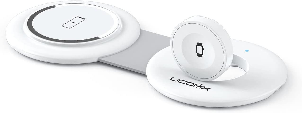 Renoverad UCOMX Nano Mini Magnetic 2 in 1 Wireless Charger - Reebelo Sverige