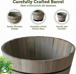 Renoverad VegTrug Build a Barrel Kit Planter 46cm - Reebelo Sverige