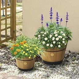 Renoverad VegTrug Build a Barrel Kit Planter 46cm - Reebelo Sverige