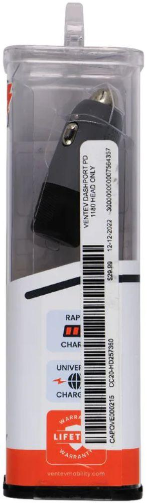 Renoverad Ventev 20W DashPort R1240 USB C Car Charger - Reebelo Sverige
