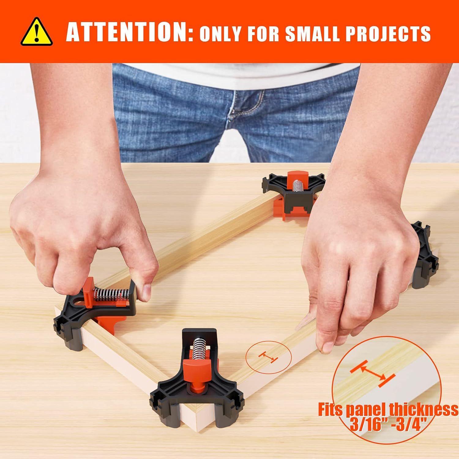Renoverad Wetols Corner Clamp for Woodworking (4Pieces) - Reebelo Sverige