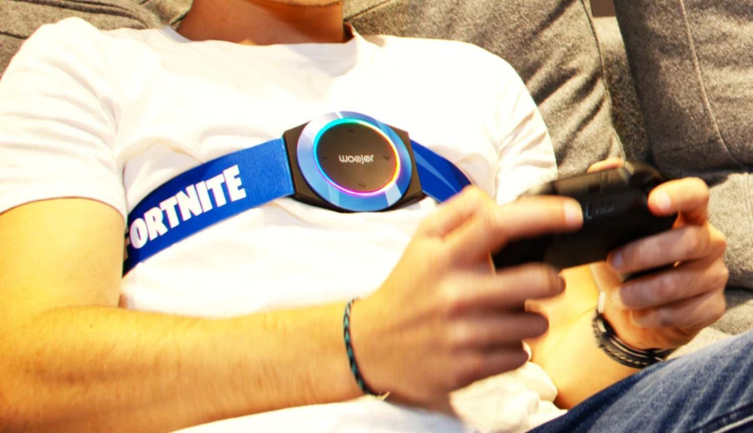 Renoverad Woojer STRAP 3 Wearable Haptic Body Strap - Reebelo Sverige