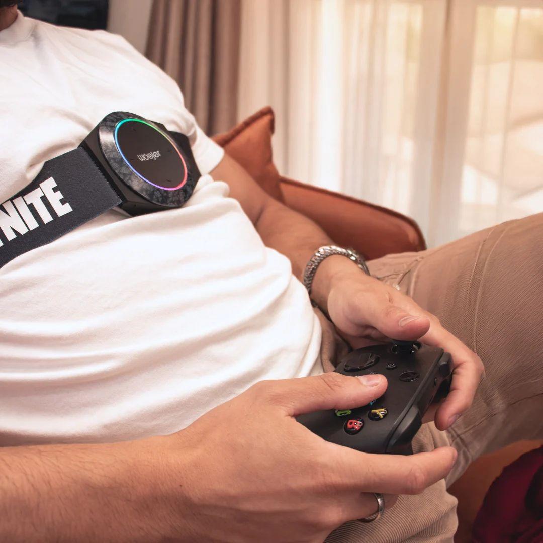 Renoverad Woojer STRAP 3 Wearable Haptic Body Strap - Reebelo Sverige