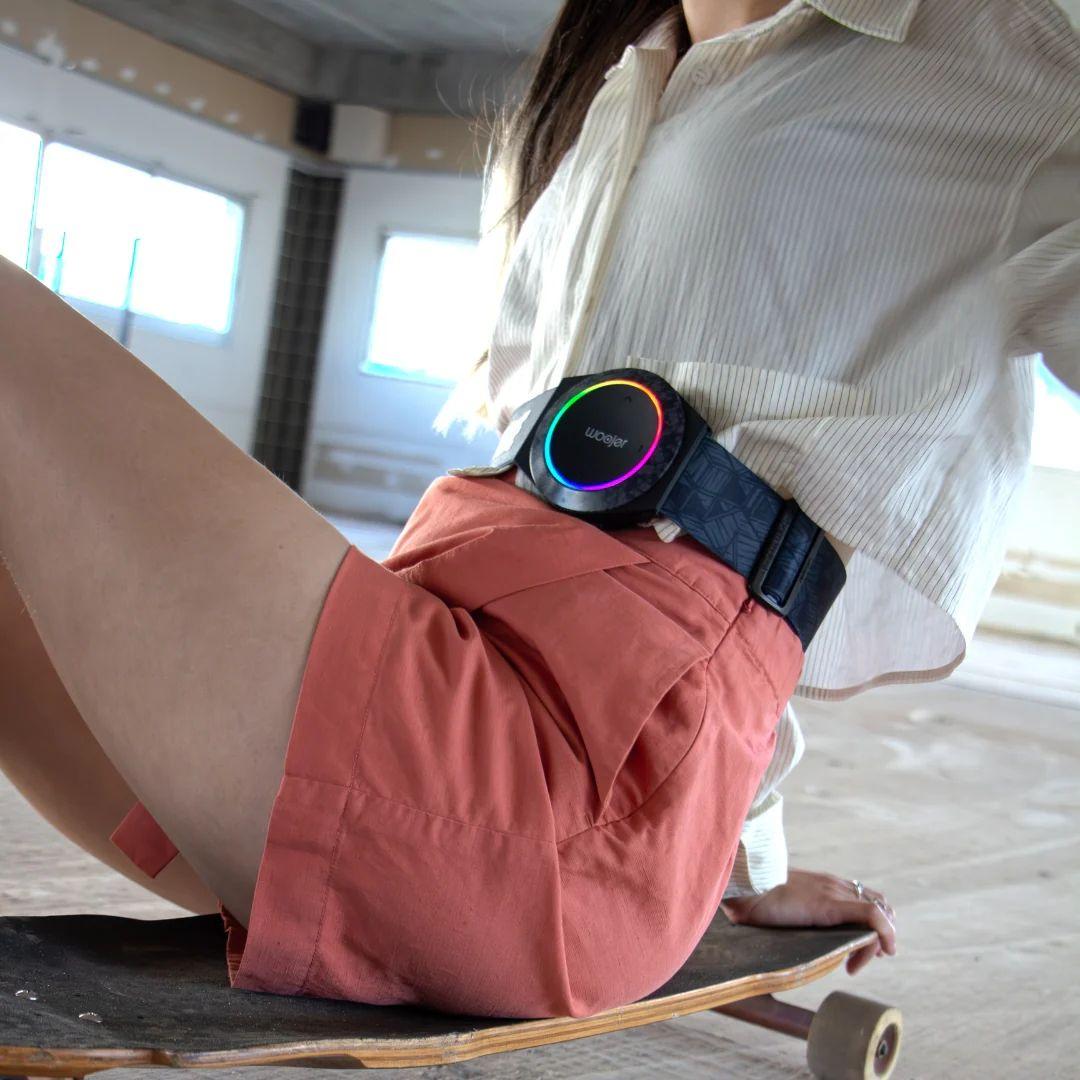 Renoverad Woojer STRAP 3 Wearable Haptic Body Strap - Reebelo Sverige