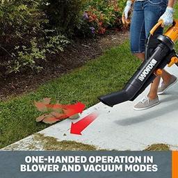Renoverad Worx WG505 Trivac 12 Amp 3-in-1 Leaf Blower - Reebelo Sverige