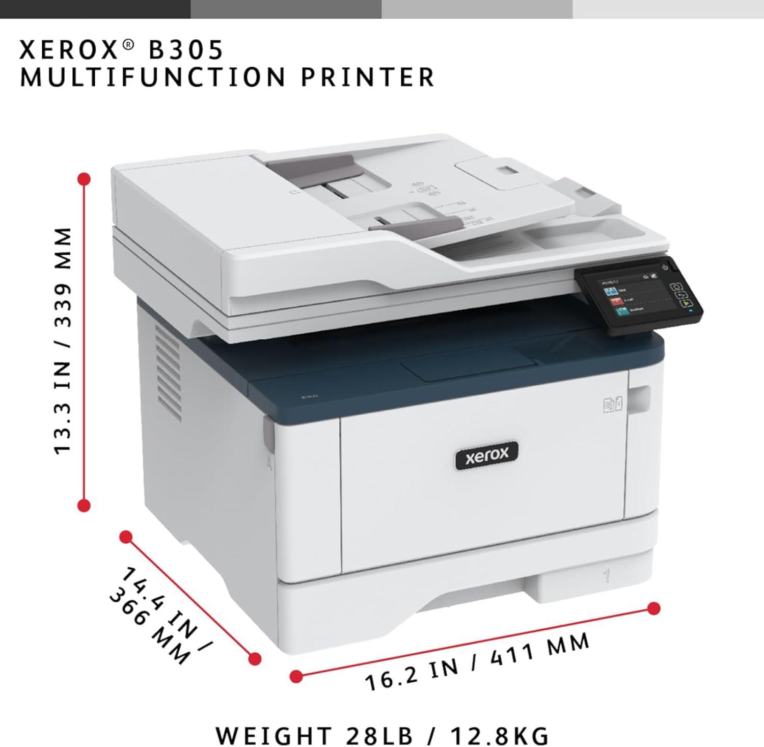 Renoverad Xerox B305/DNI Wireless Mono Laser All-in-One Printer - Reebelo Sverige