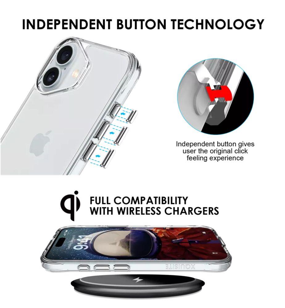 Renoverad Xquisite ProAir Clear Phone Case for iPhone 16 - Reebelo Sverige