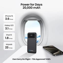 Renoverad Zyron Powaflex 20000mAh Power Bank - Reebelo Sverige