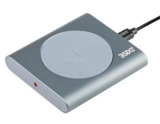 Renoverad 3sixT Qi Wireless Aluminium Charging Pad 15W - Reebelo Sverige