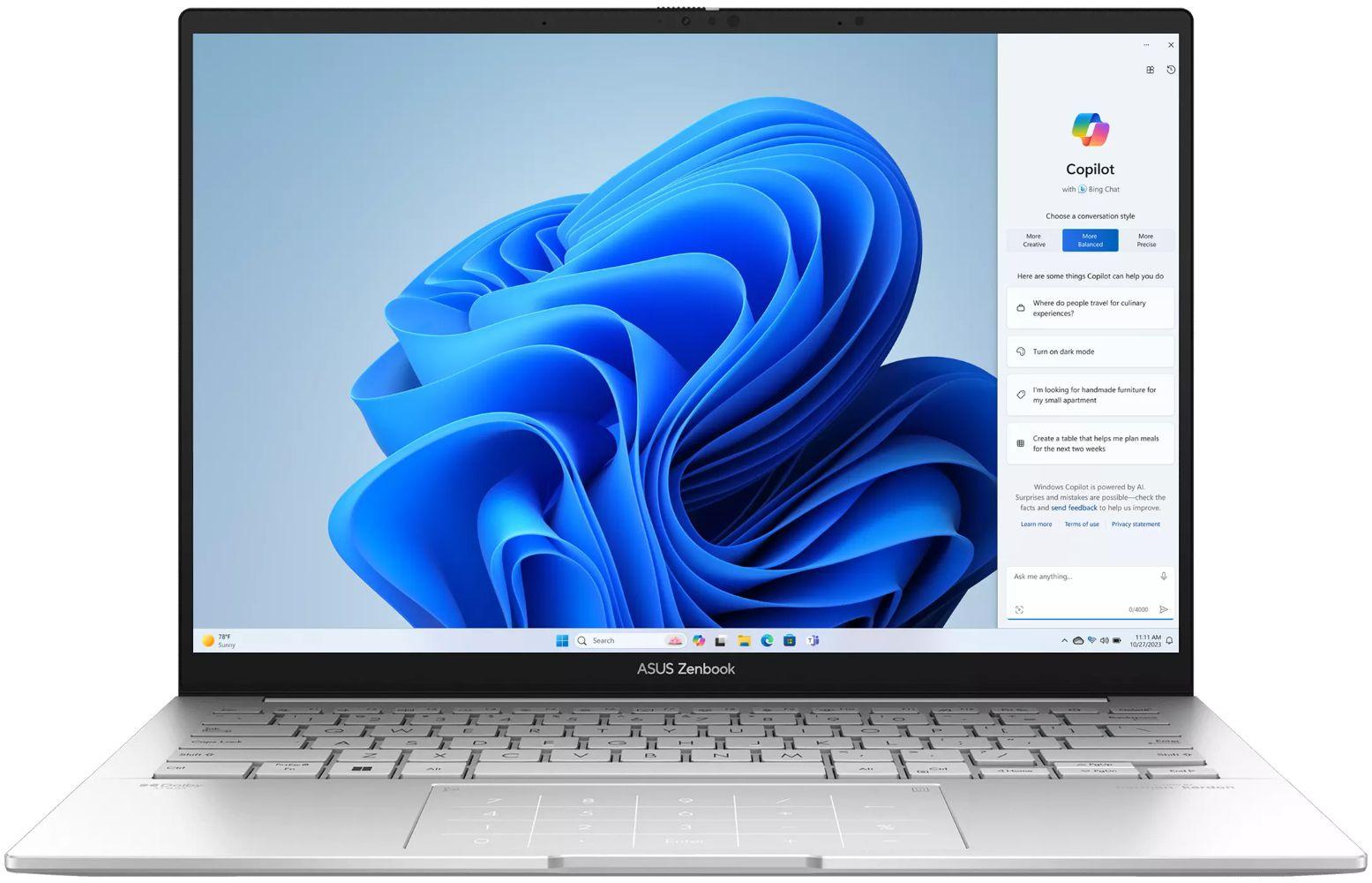 Renoverad ASUS Zenbook 14 OLED UX3405CA Copilot+ PC Laptop 14" - Reebelo Sverige